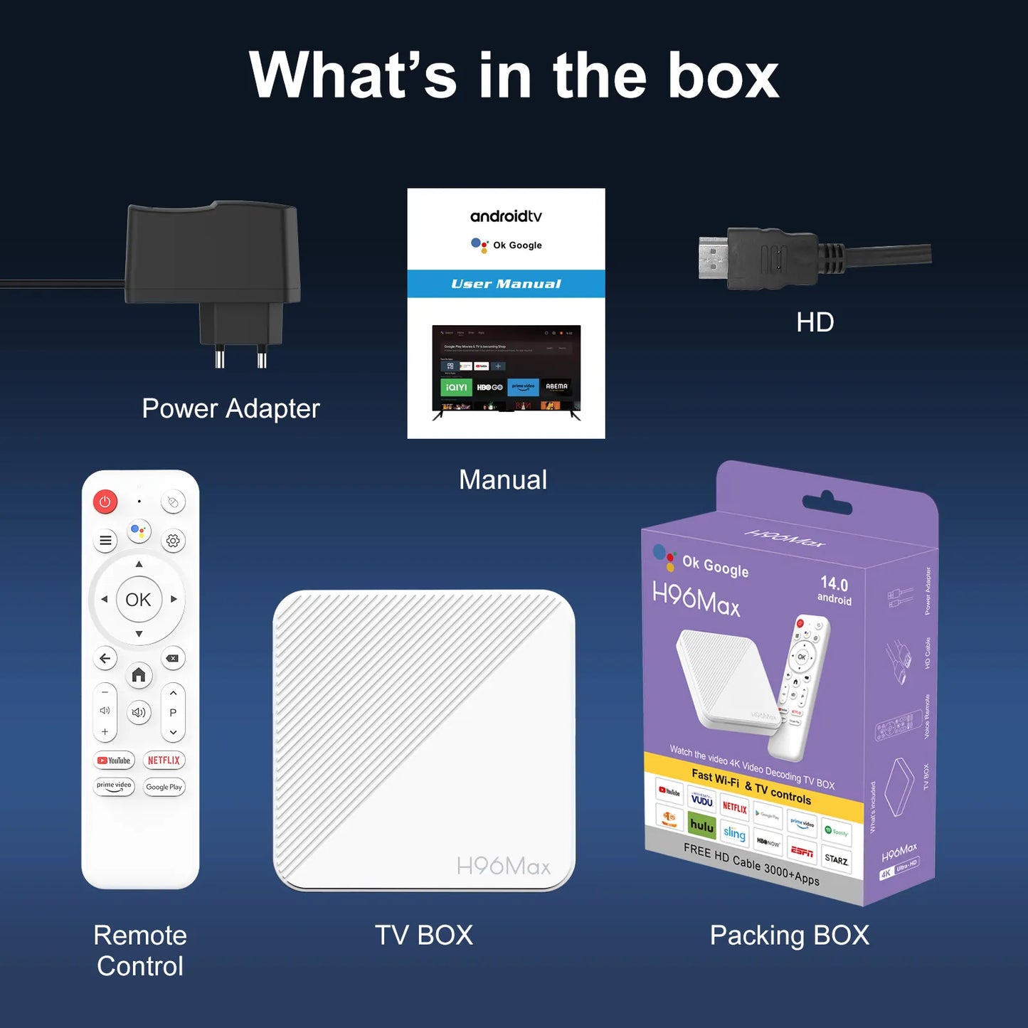 H96 MAX 4GB 32GB android 14.0 H313 CHIP OK GOOGLE SMART TV BOX