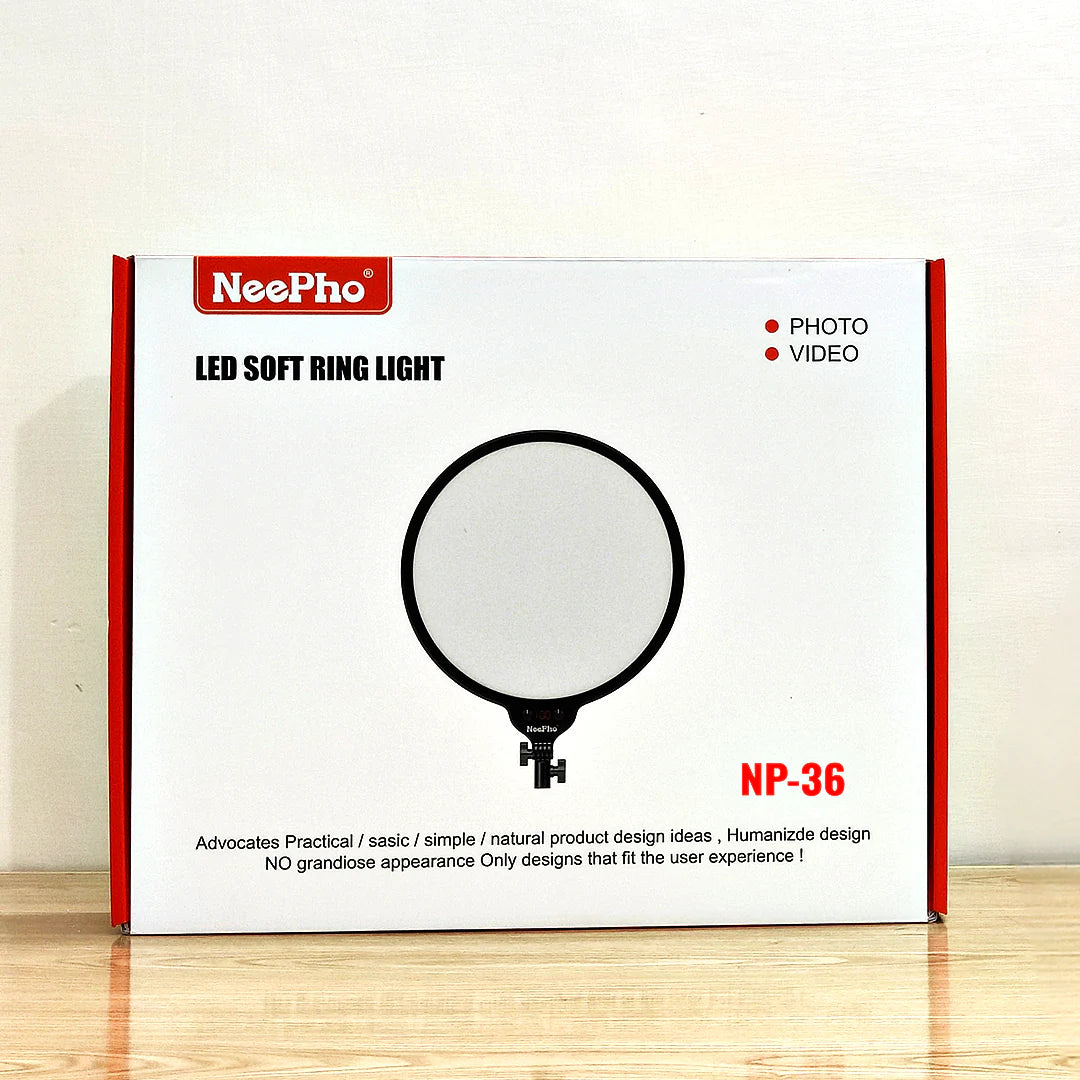Neepho NP-36 Ring Light Soft LED