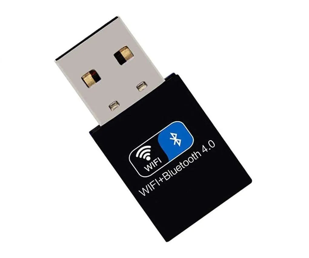 USB WiFi Bluetooth Adapter – Wi-Fi Receiver & Wireless Bluetooth 2-in-1 Dongle
