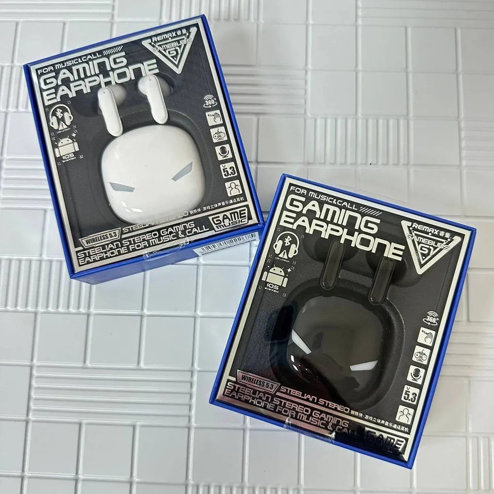 Remax GameBuds G1 Steelian Series Stereo Gaming Wireless Earphone for Music & Call Earbuds