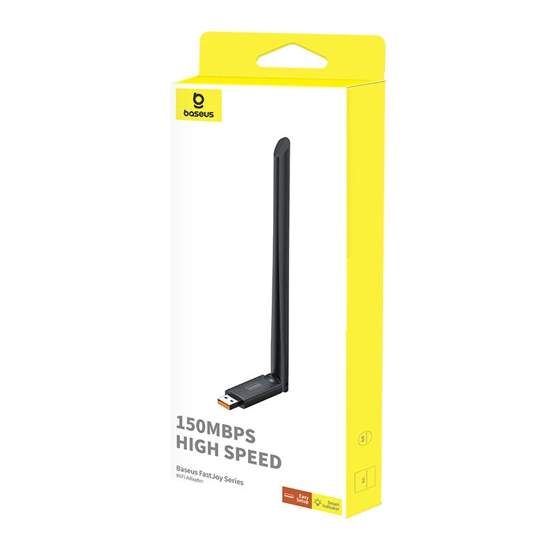 Baseus FastJoy Series Wifi Adapter 150Mbps Cluster Black B01317600111-00