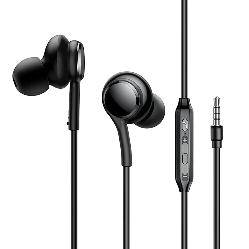 JOYROOM JR-EW02 Wired Series In-Ear Wired Earbuds-Black