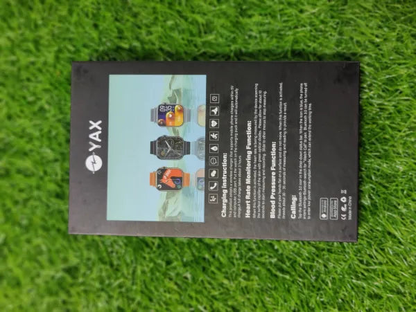 YAX 29 PRO Max Series Smartwatch – Amoled Display, Stainless Steel Build