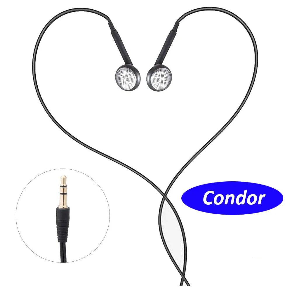 CONDOR Sport handfree Wired Bass 3.5mm Earphone Earbud with Mic