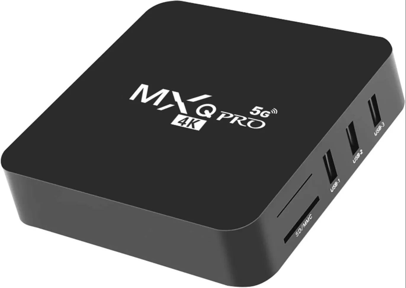 MXQ Pro 4K TV Box with Android 13, RK3228A, 1GB RAM, 8GB Storage