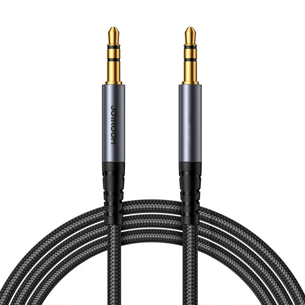 JOYROOM SY-A08 3.5mm Male to 3.5mm Male Audio-Transfer Series AUX Audio Cable 1.2m Black