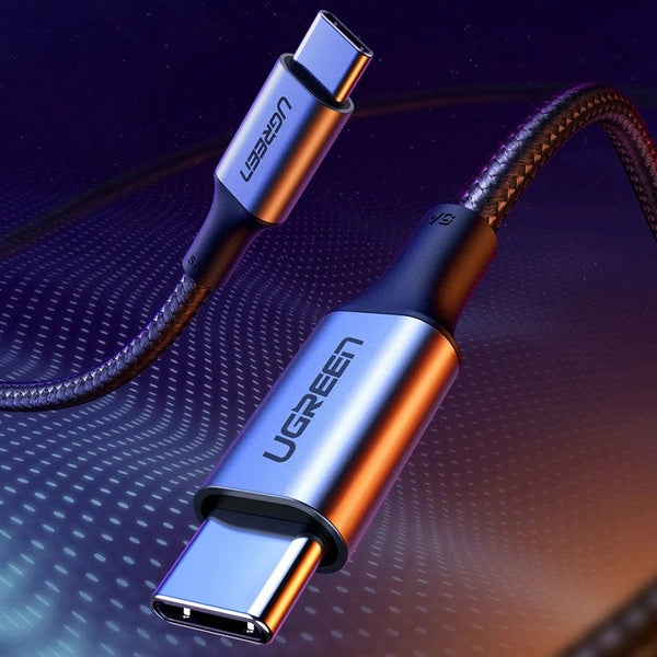 UGREEN US316 1M USB-C TO USB-C 100W CABLE DARK GRAY 70427