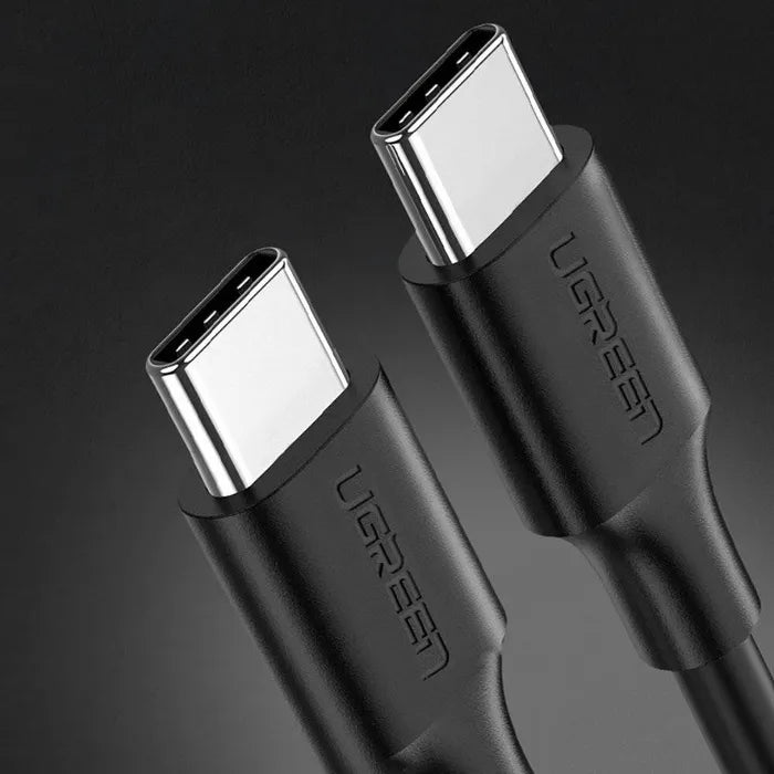 UGREEN US286 USB-C TO USB-C PD FAST CHARGING DATA CABLE BLACK 0.25M 15793
