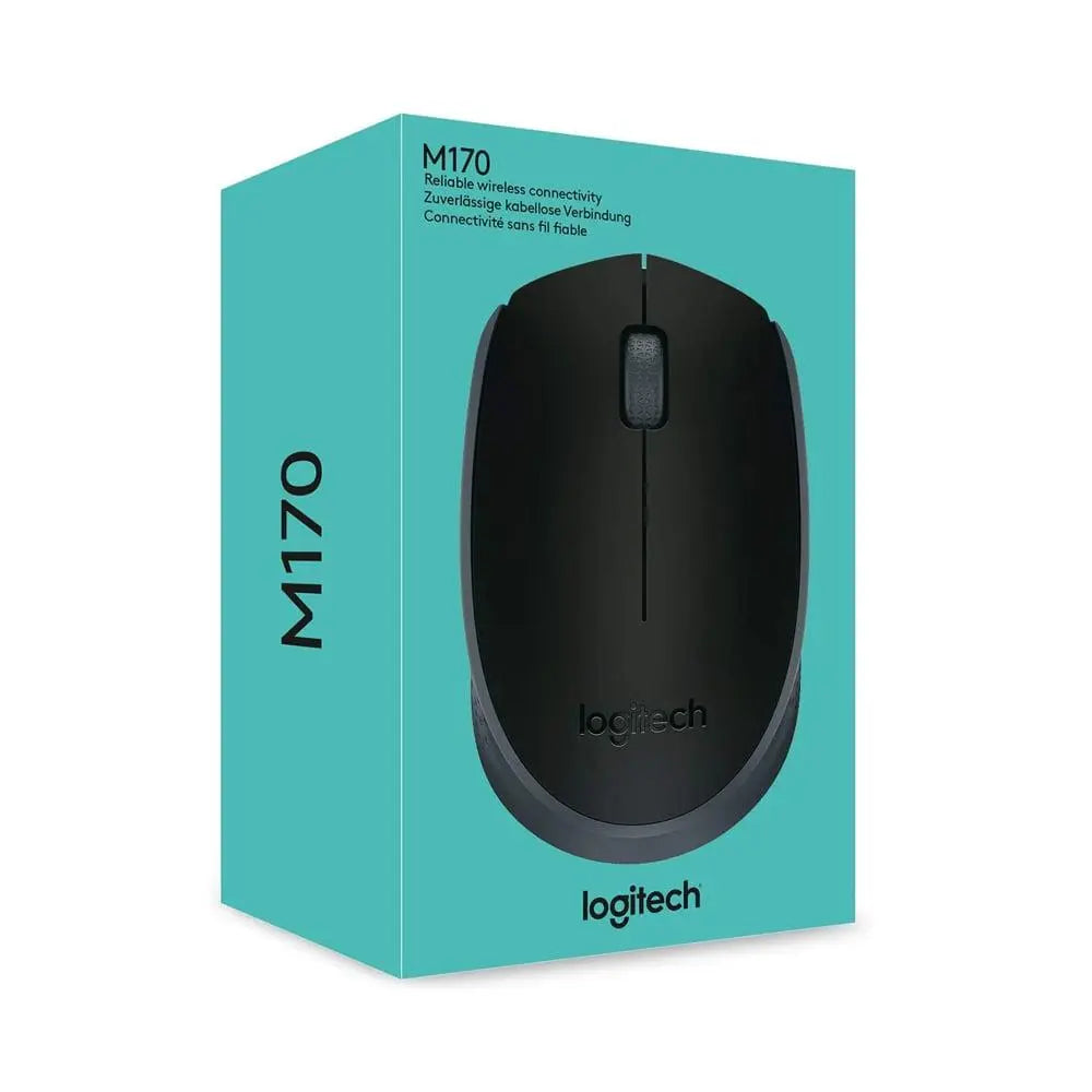 LOGITECH M170 WIRELESS MOUSE (BLACK)