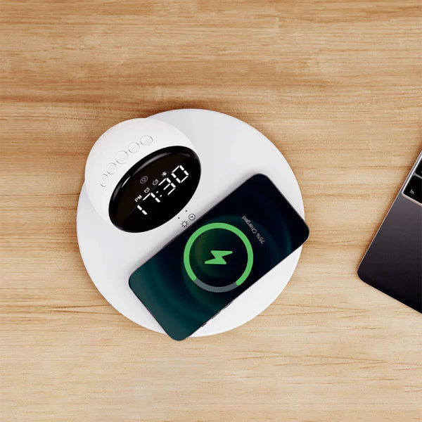 WIWU Wi-W017 Cable Less with Clock & Bluetooth speaker
