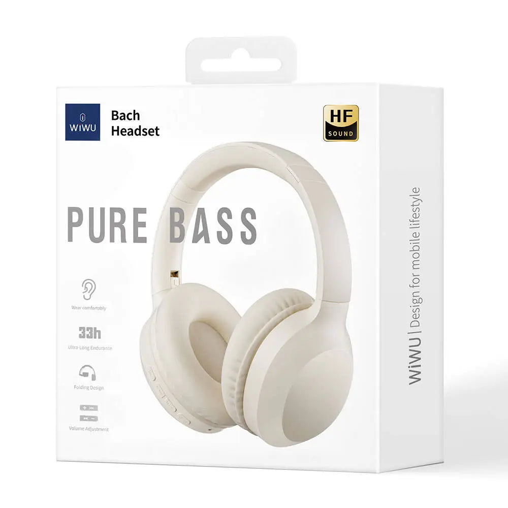 Wiwu TD-01 Bach Series Foldable On-Ear Bluetooth Headphones