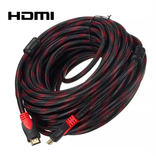 High-Performance HDMI Cable CCS with Mesh – Round 30 Meter