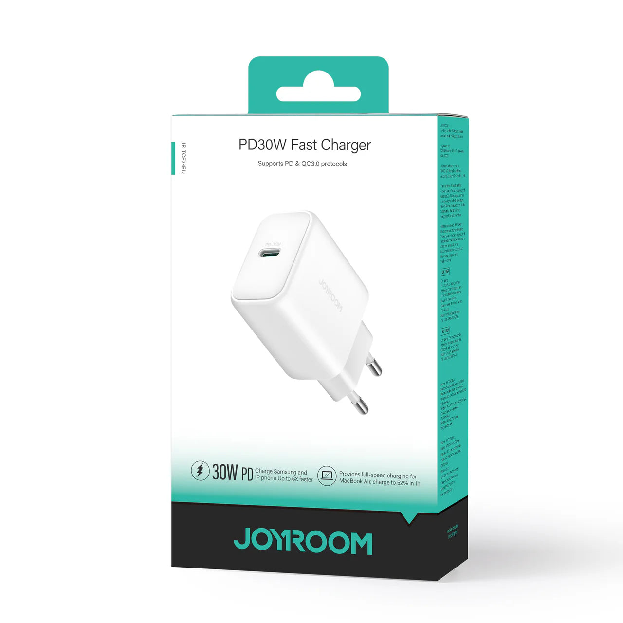 JOYROOM JR-TCF24 PD30W Charger-White (EU