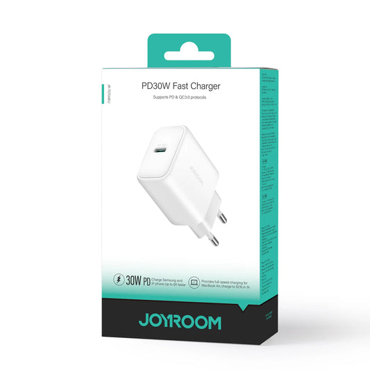 JOYROOM JR-TCF24 PD30W Charger-White (EU