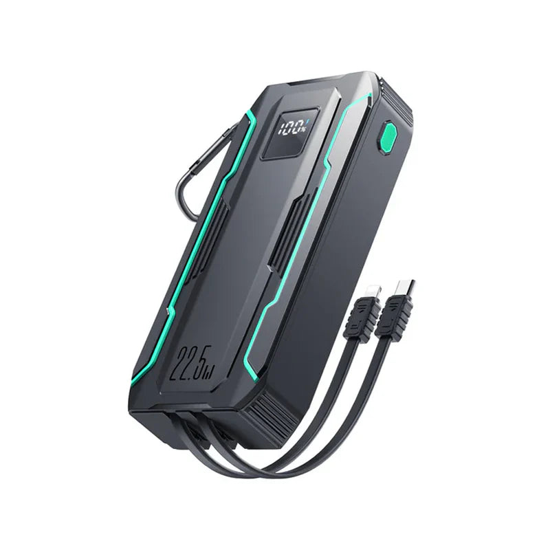 JOYROOM JR-L018 22.5W Power Bank with Dual Cables 20000mAh-Black