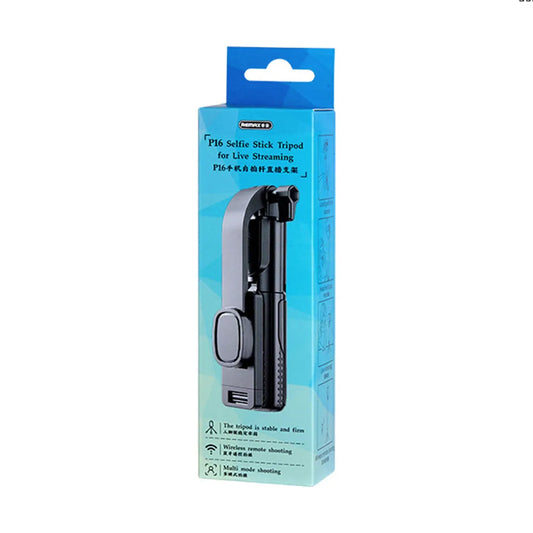Remax P16 Black Selfie Stick Tripod for Live Streaming 0.8m