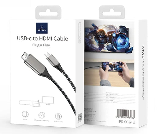 WIWU X10L Type C to HDMI Cable