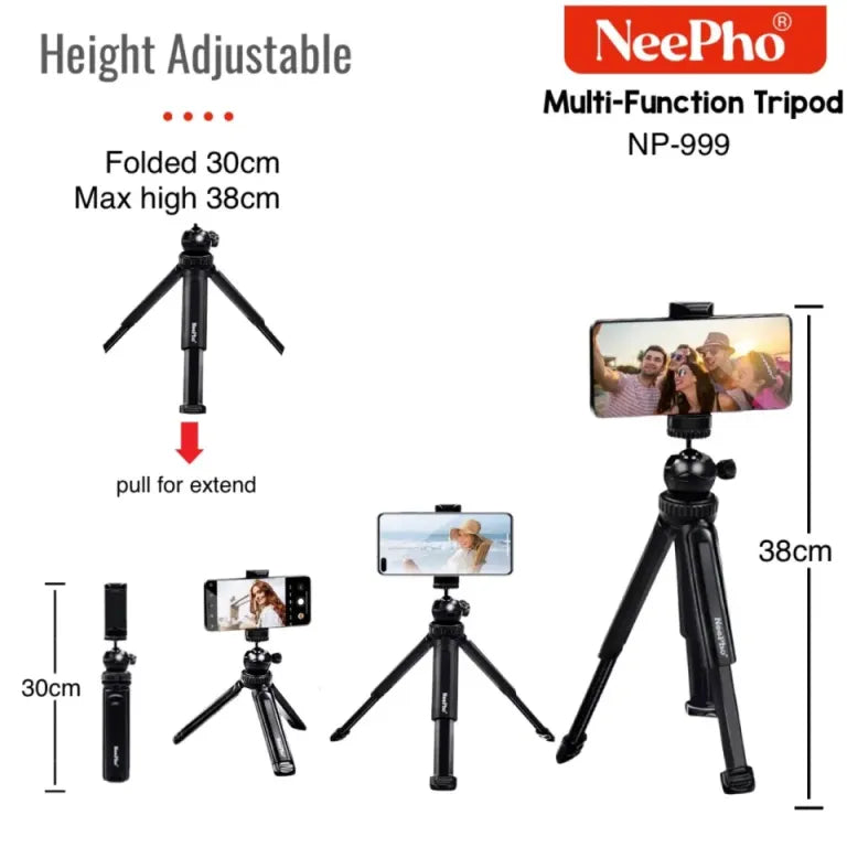 NeePho NP-9988 9 feet Heavy Duty Light Stand for Photography Strobe Flash Lighting