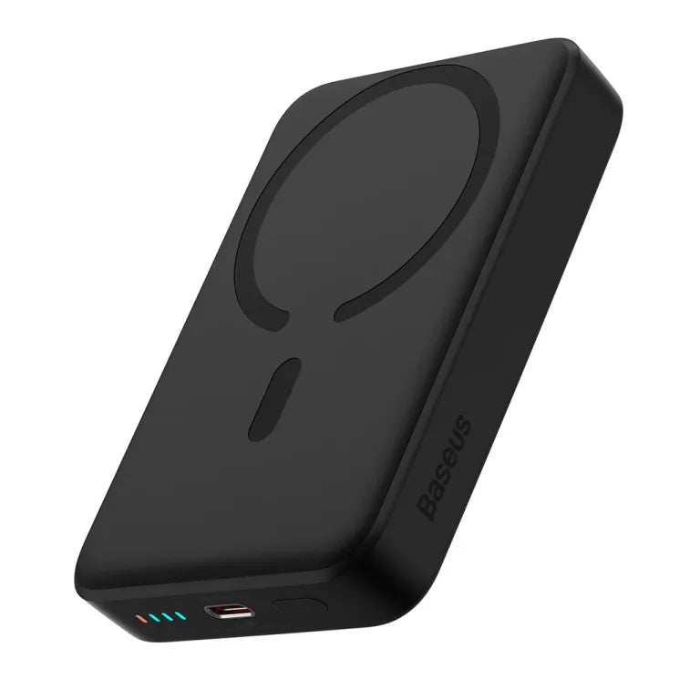 Baseus Power Bank 10000mAh 20W Magnetic Mini Air Wireless Fast Charge Cluster Black