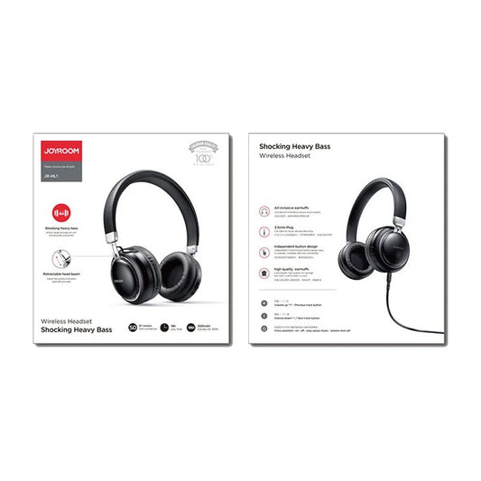 JOYROOM JR-HL2 Bluetooth Headset Black