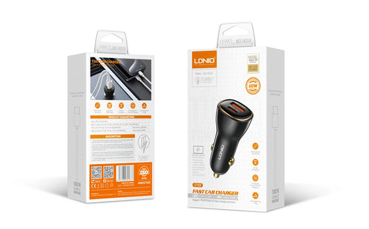 LDNIO 60W PD QC Super Fast Car charger C103