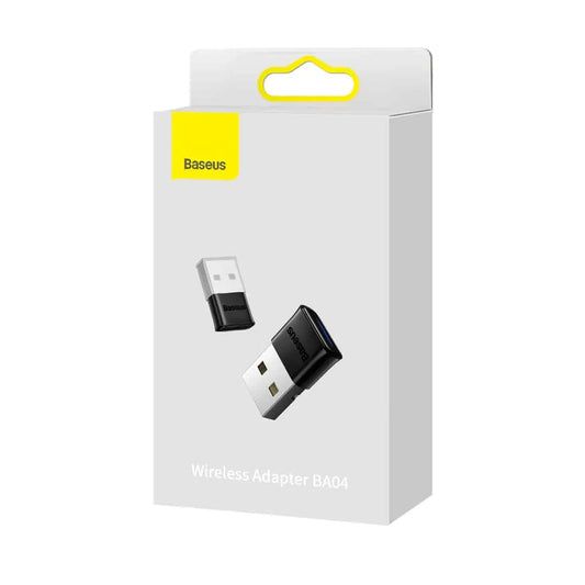 Baseus BA04 Mini Bluetooth Adapter for PC, USB 5.0 Wireless Bluetooth Dongle Receiver – Black ZJBA000001