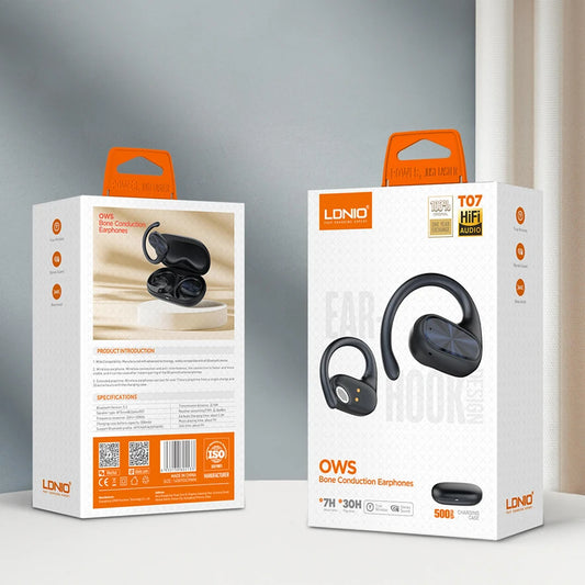 Ldnio T07 Wireless Stereo BT 5.3 Earbuds Over-Ear Headphones