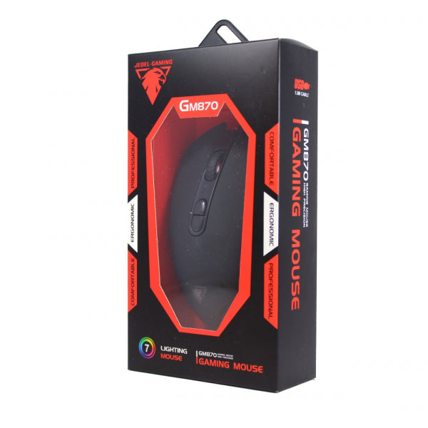 JEDEL GM870 Wired RGB Gaming Mouse