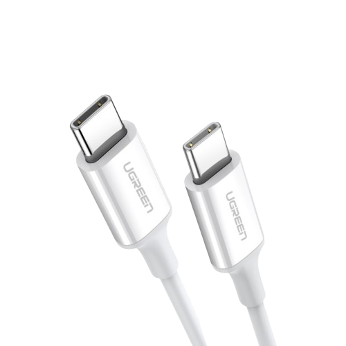 UGREEN L303 USB-C TO USB-C 60W PD CABLE WHITE 45642