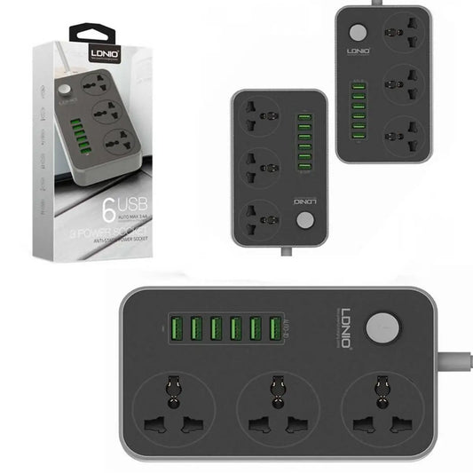 Ldnio SC3604 3AC Outlets & 6USB Universal Power Strip