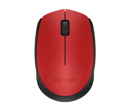 LOGITECH M171 WIRELESS MOUSE (RED)